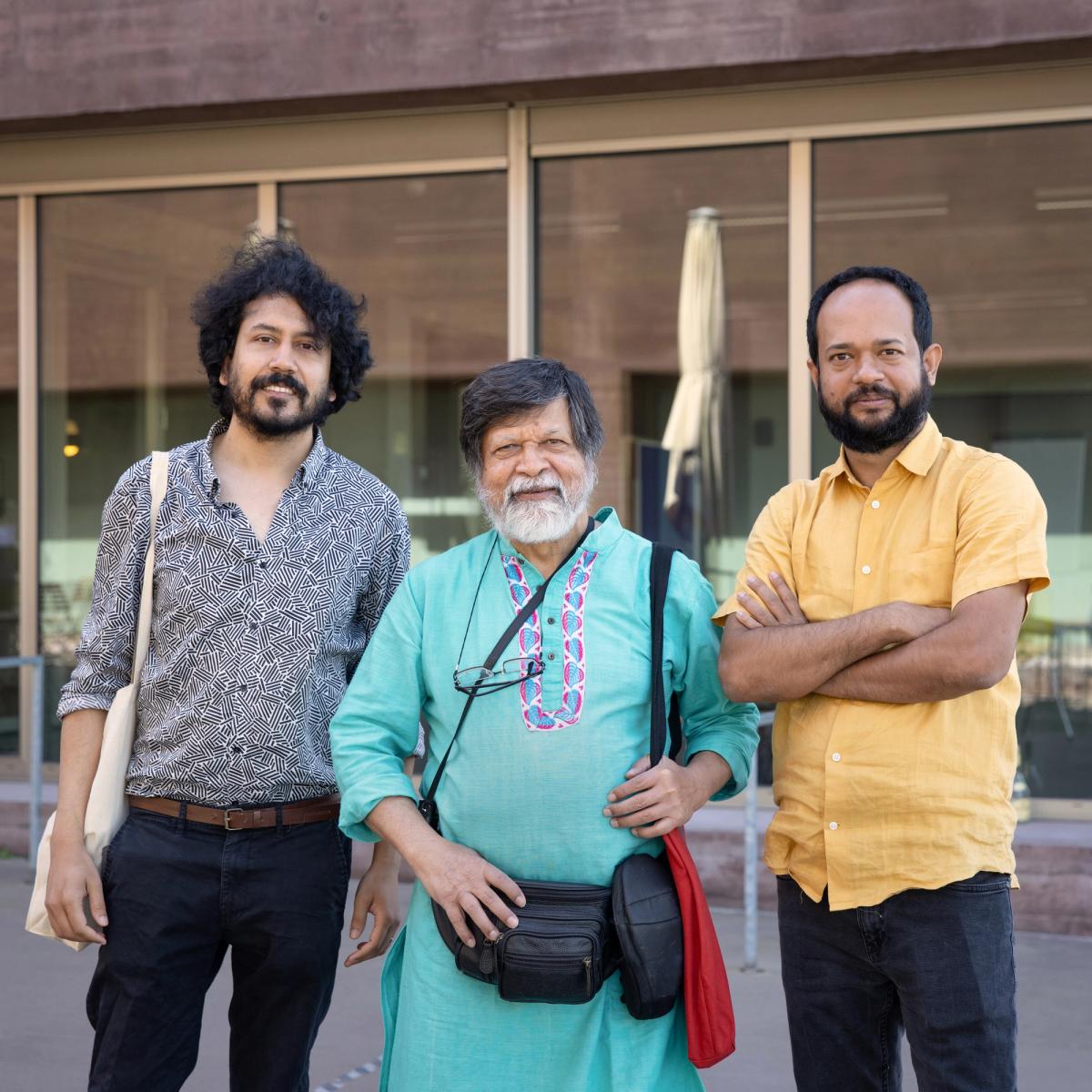 Left to right: Tanzim Wahab, Shahidul Alam and Munem Wasif Photo: © Lys Y. Seng