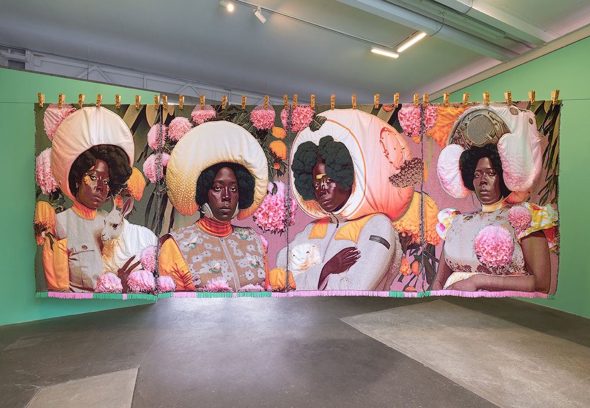 Installation view of April Bey, We Learned To Love Ourselves Until We Were Full Until We Did Not Need Yours Untill We Realized Our Own Was Enough (2023)

Photo: Brica Wilcox