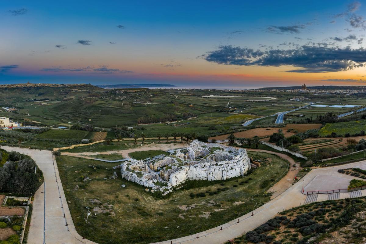 The Ġgantija temples on the island of Gozo, part of the Maltese archipelago

FritzPhotography via Wikimedia Commons