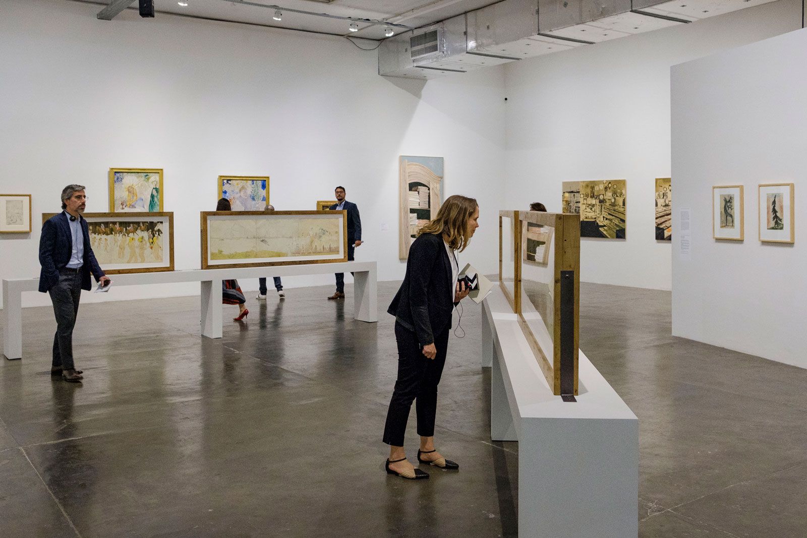 Mamma Andersson's group show at the 33rd Bienal de São Paulo. © Leo Eloy / Estúdio Garagem / Fundação Bienal de São Paulo