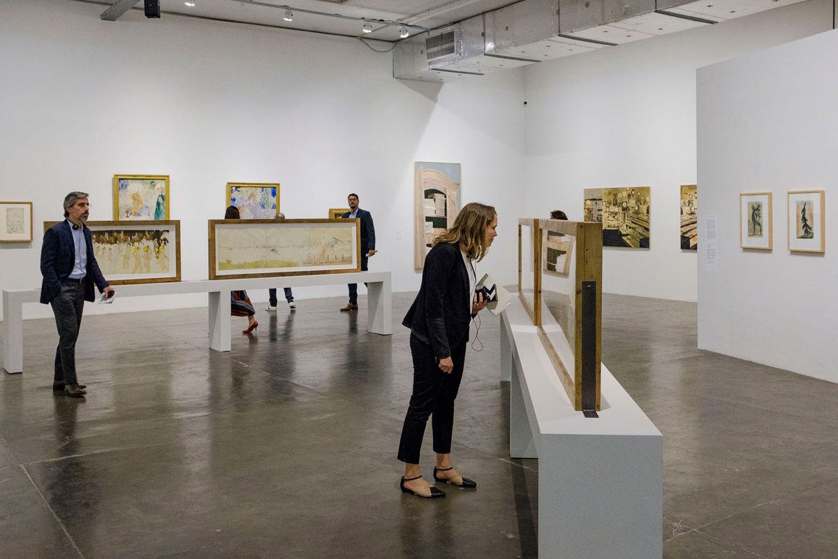 Mamma Andersson's group show at the 33rd Bienal de São Paulo. © Leo Eloy / Estúdio Garagem / Fundação Bienal de São Paulo