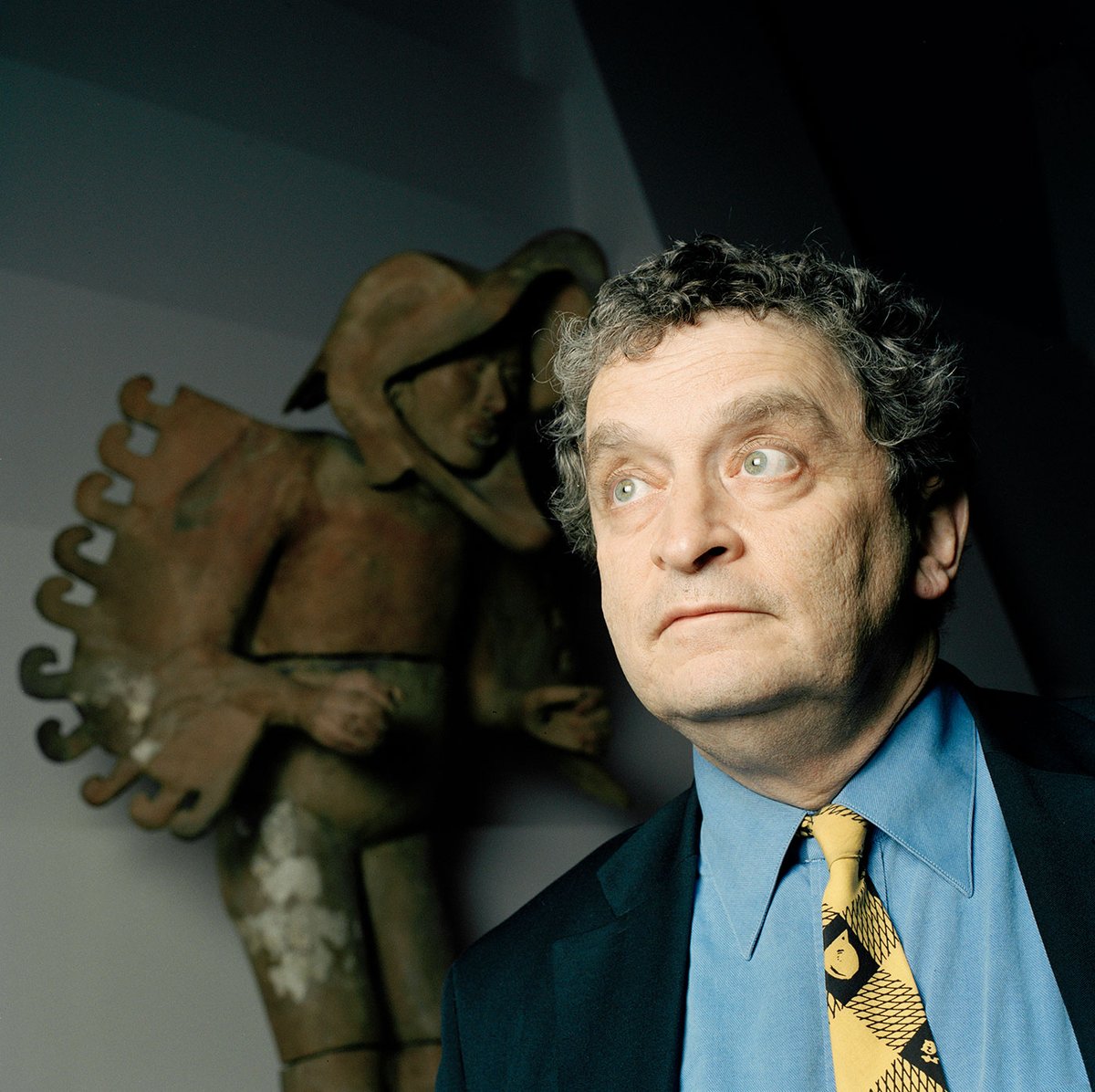 Norman Rosenthal, the exhibitions secretary responsible for bringing Sensation to the Royal Academy of Arts, London Photo by Eamonn McCabe/Popperfoto via Getty Images