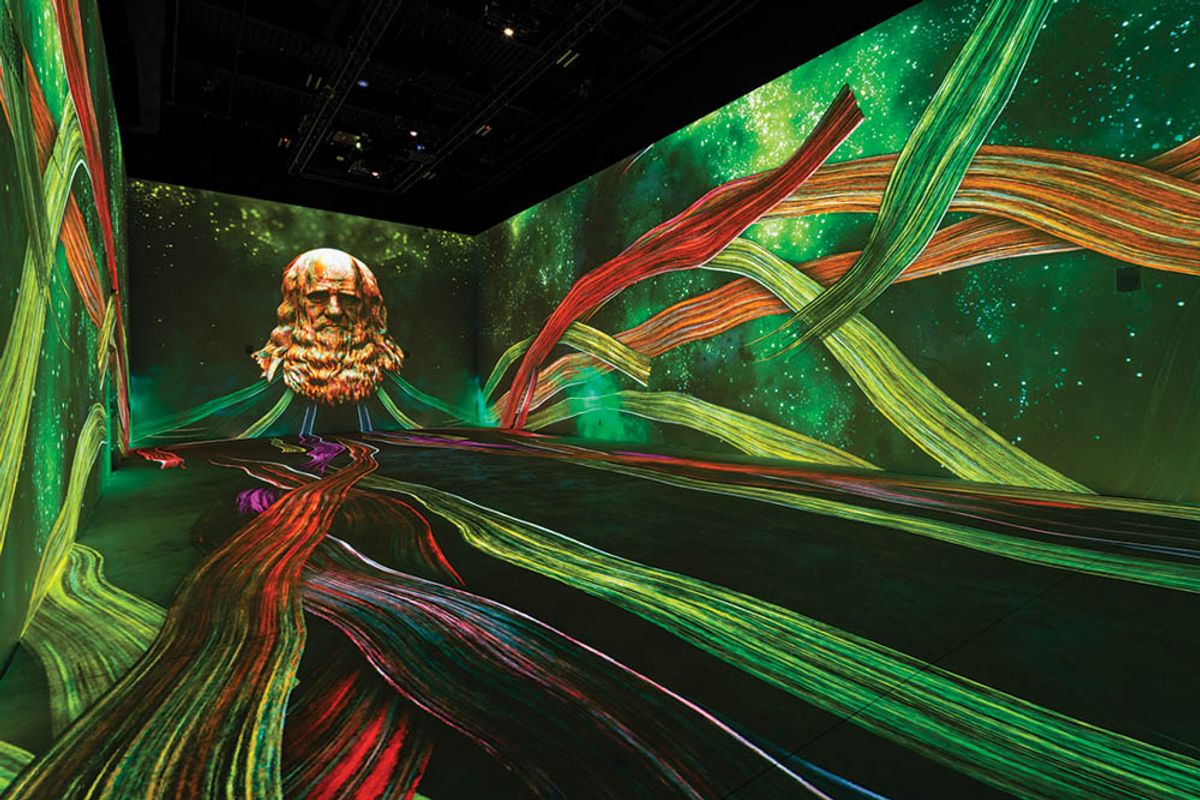 Viva La Gioconda: what would Leonardo think of the “mind-bending” digital exhibition taking place in Sin City? Levi Ellyson © 501 Studios, ARS