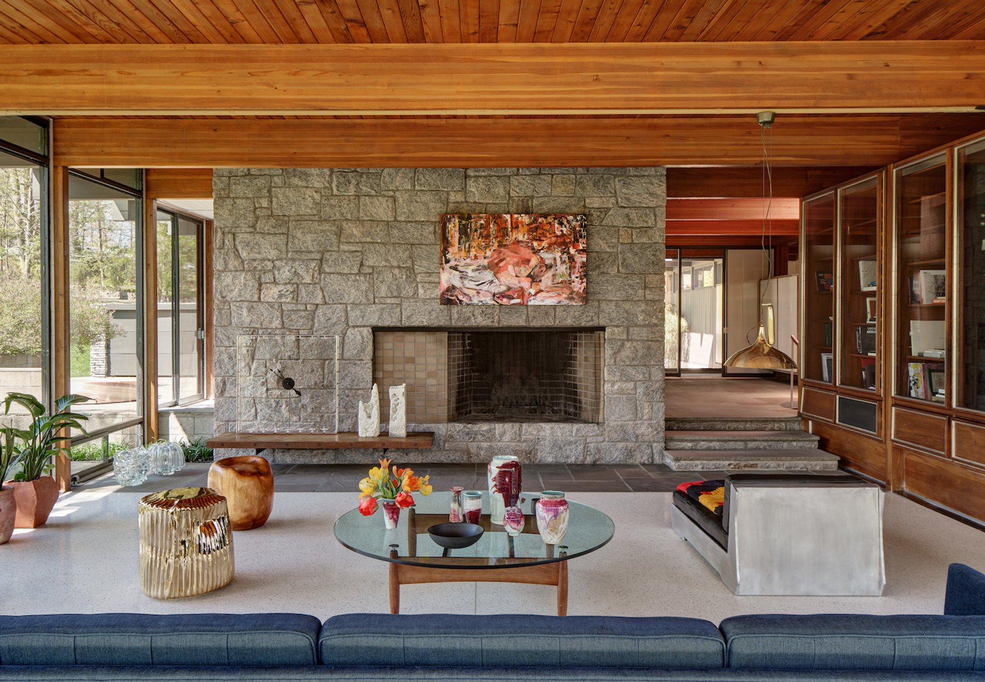 An art and design exhibition engulfs a Modernist home in upstate New ...