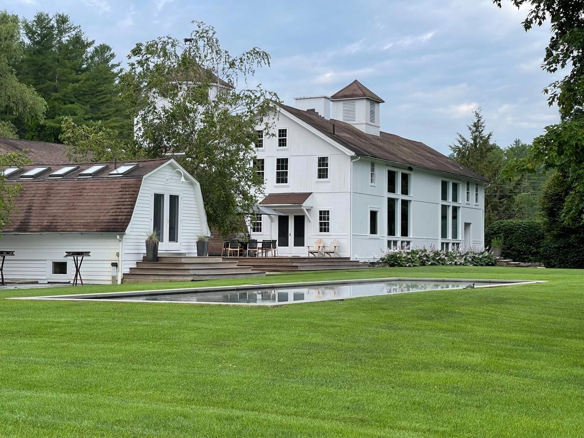 Artist Jonathan Prince turned a five-acre dairy farm in the Berkshire Mountains into a creative hub