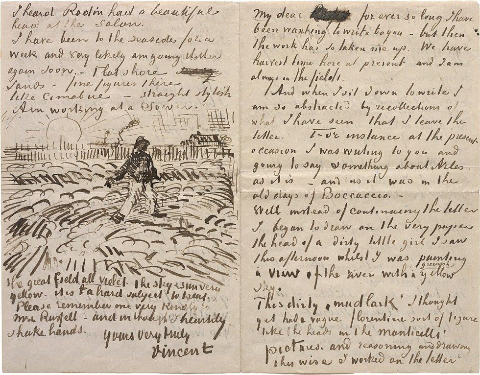 Van gogh 2025 theo letters