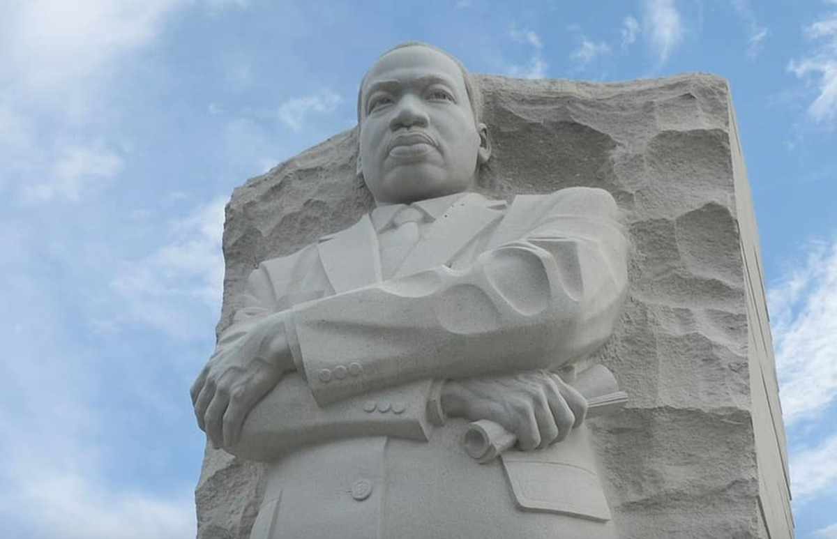 Chinese sculptor Lei Yixin's depiction of Martin Luther King 