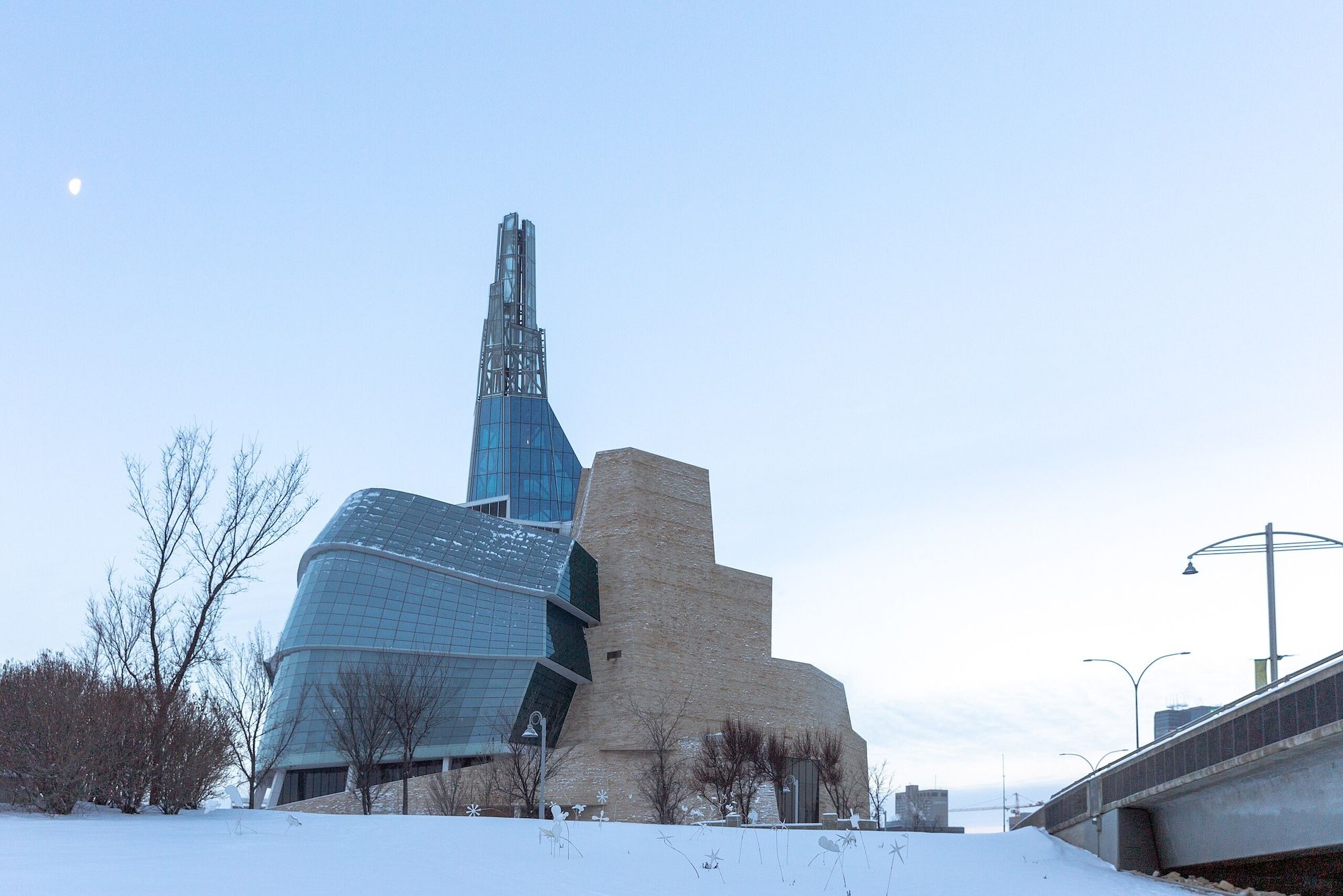 Protesters calling for Gaza ceasefire stage die-in at Canadian Museum for Human Rights