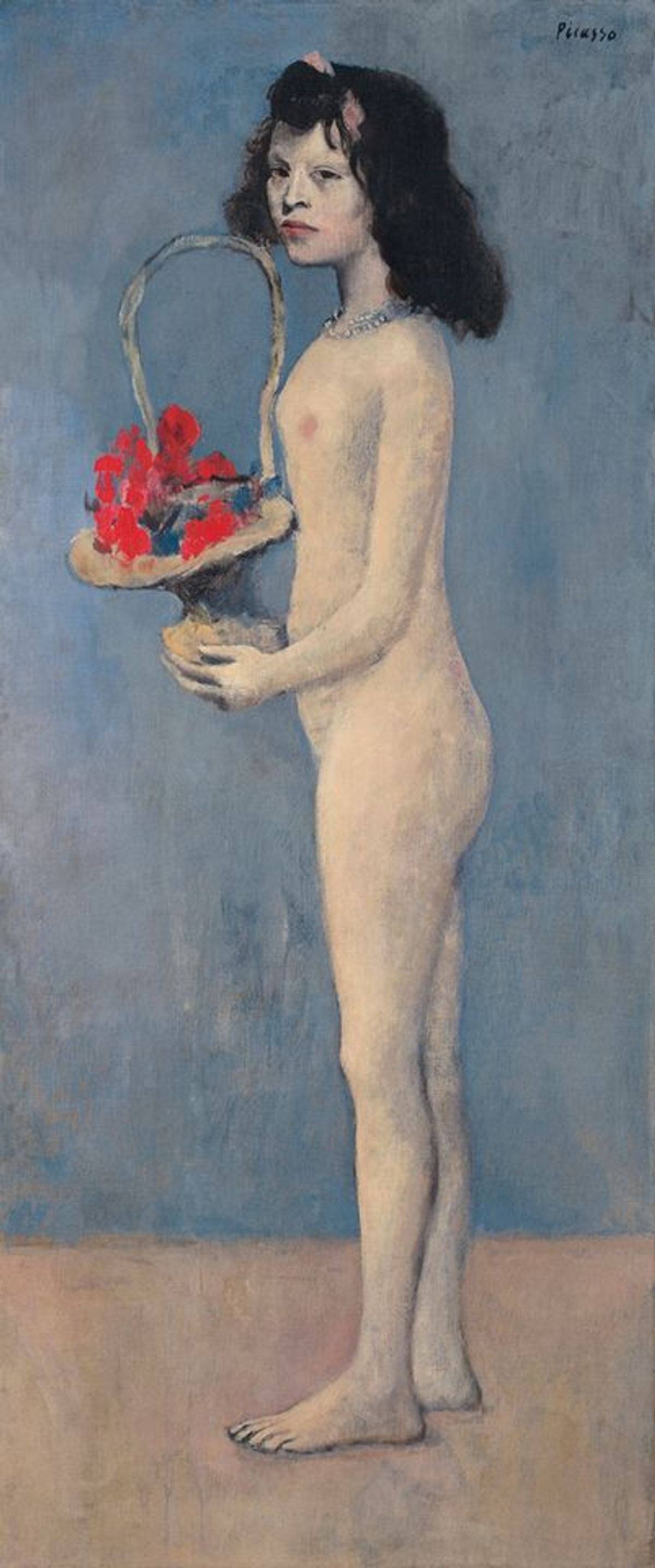 Picasso’s Fillette à la corbeille fleurie (Young Girl with a Flower Basket, 1905) sold for $115m at Christie's last week Christie's Images
