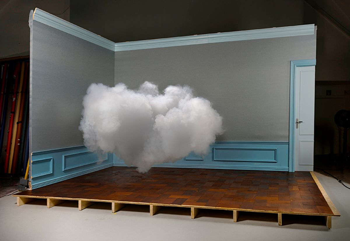 Berndnaut Smilde's Breaking the Fourth Wall, presented by Ronchini Gallery at the Armory Show Courtesy of Ronchini Gallery