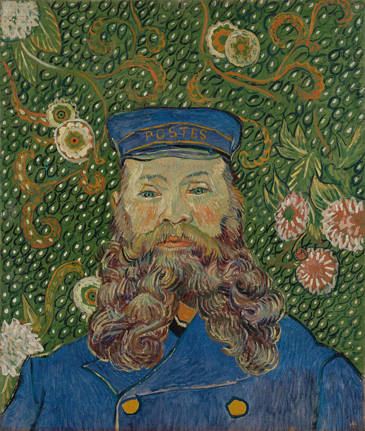 Vincent van Gogh's Portrait of Joseph Roulin (1889) © shooting brooklyn via Wikicommons