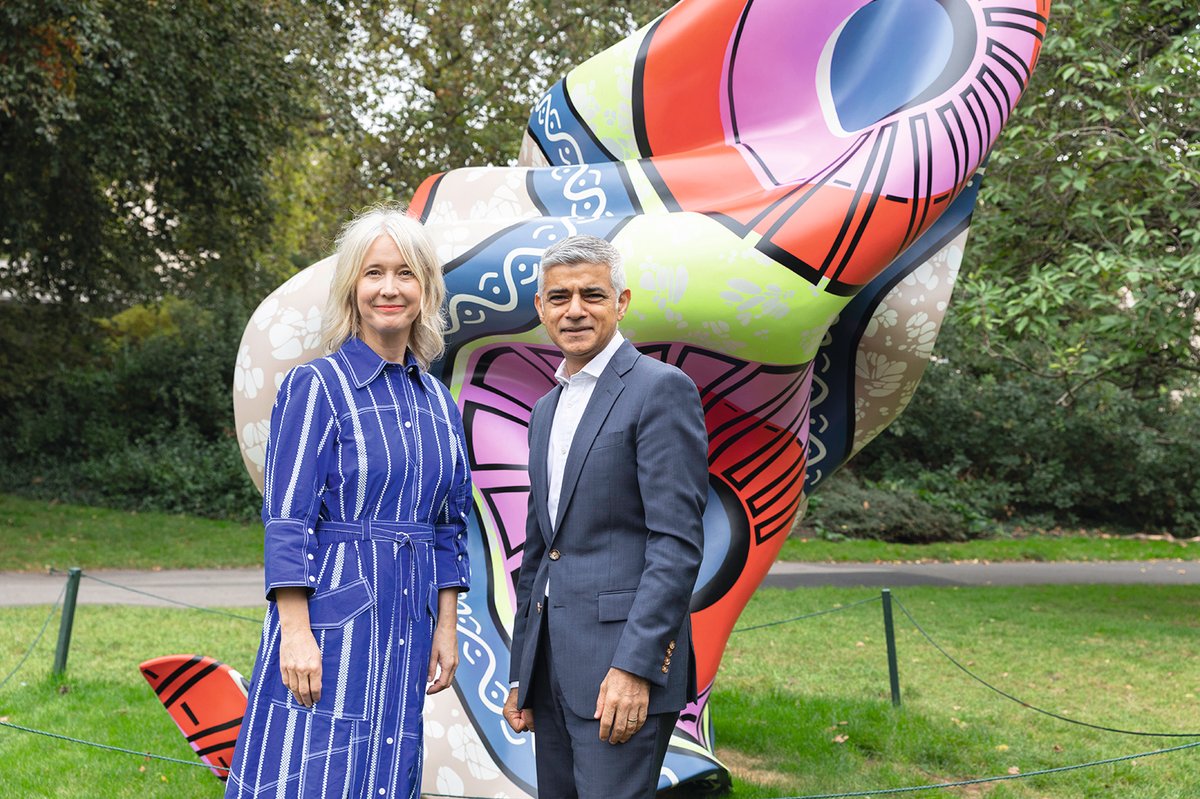 Justine Simons and Sadiq Khan revealed their plans yesterday at Frieze London to support artists in the capital
Photo: David Owens