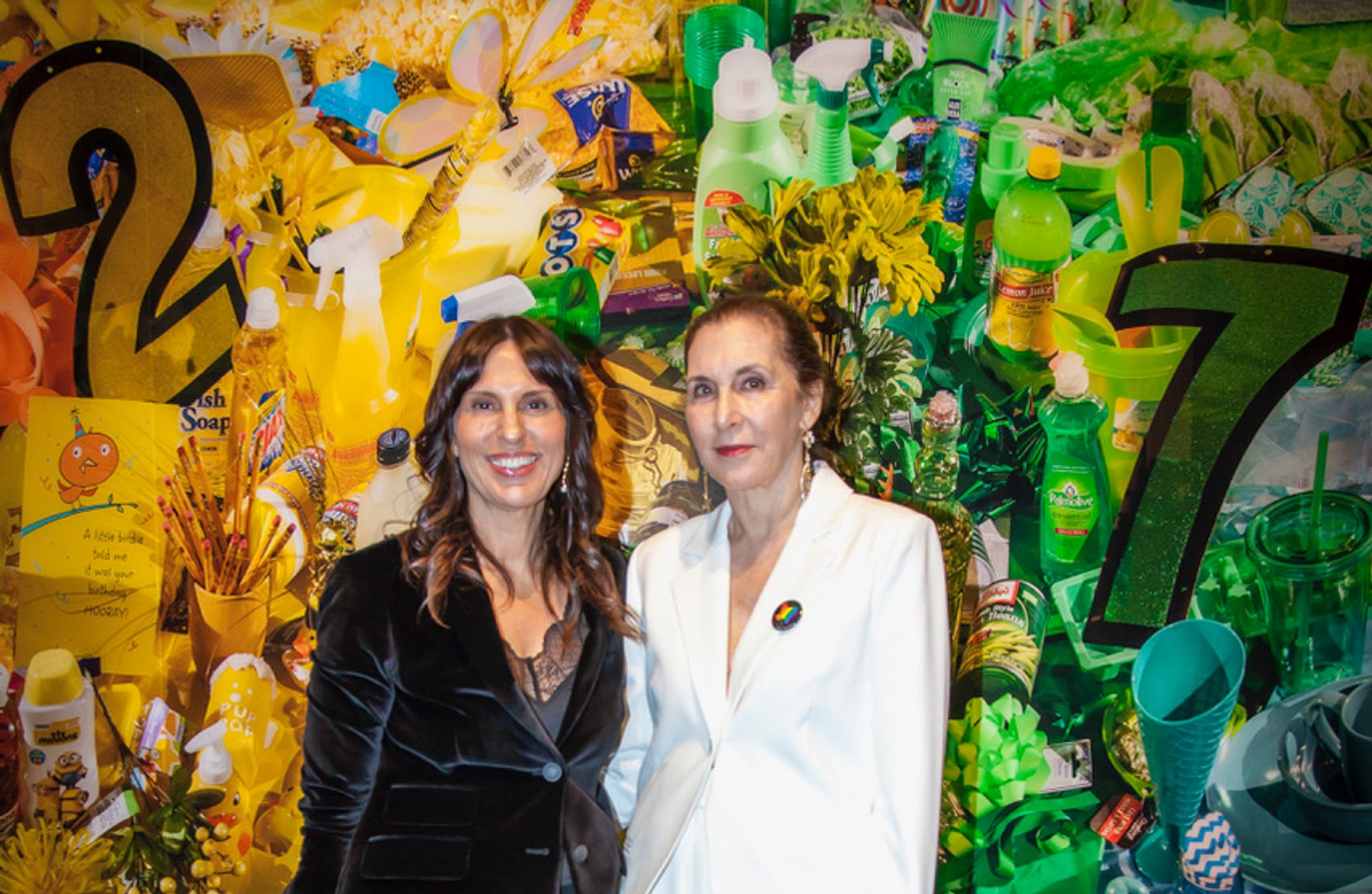 Curator Andrea Karnes with Laurie Simmons Photo: Kim Leeson