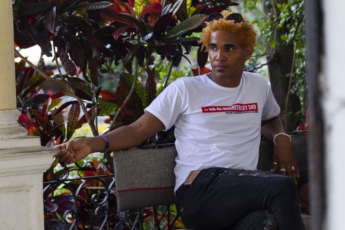 Luis Manuel Otero Alcántara is a performance artist and a prominent member of the San Isidro movement against Decree 349, which requires artists to gain ministry permission before exhibitions and performances

© Matias J. Ocner/Miami Herald/TNS via ZUMA Wire