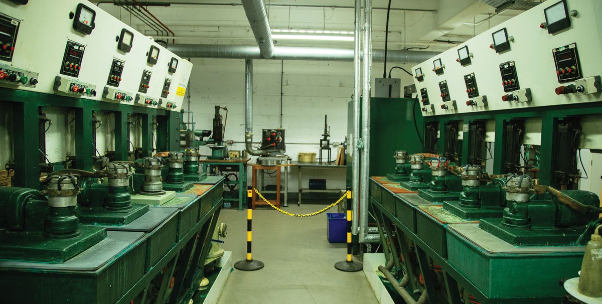 The Vinyl Factory's vinyl record pressing plant in London. Photo: © The Vinyl Factory