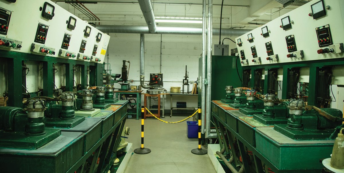 The Vinyl Factory's vinyl record pressing plant in London. Photo: © The Vinyl Factory