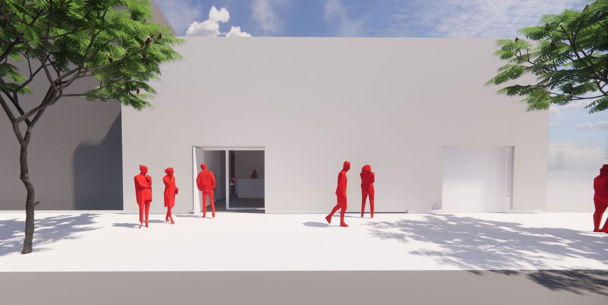 LAXART has finalised the purchase of a new building in the Melrose Hill neighbourhood that will open this autumn Rendering by John Frane of HGA Architects