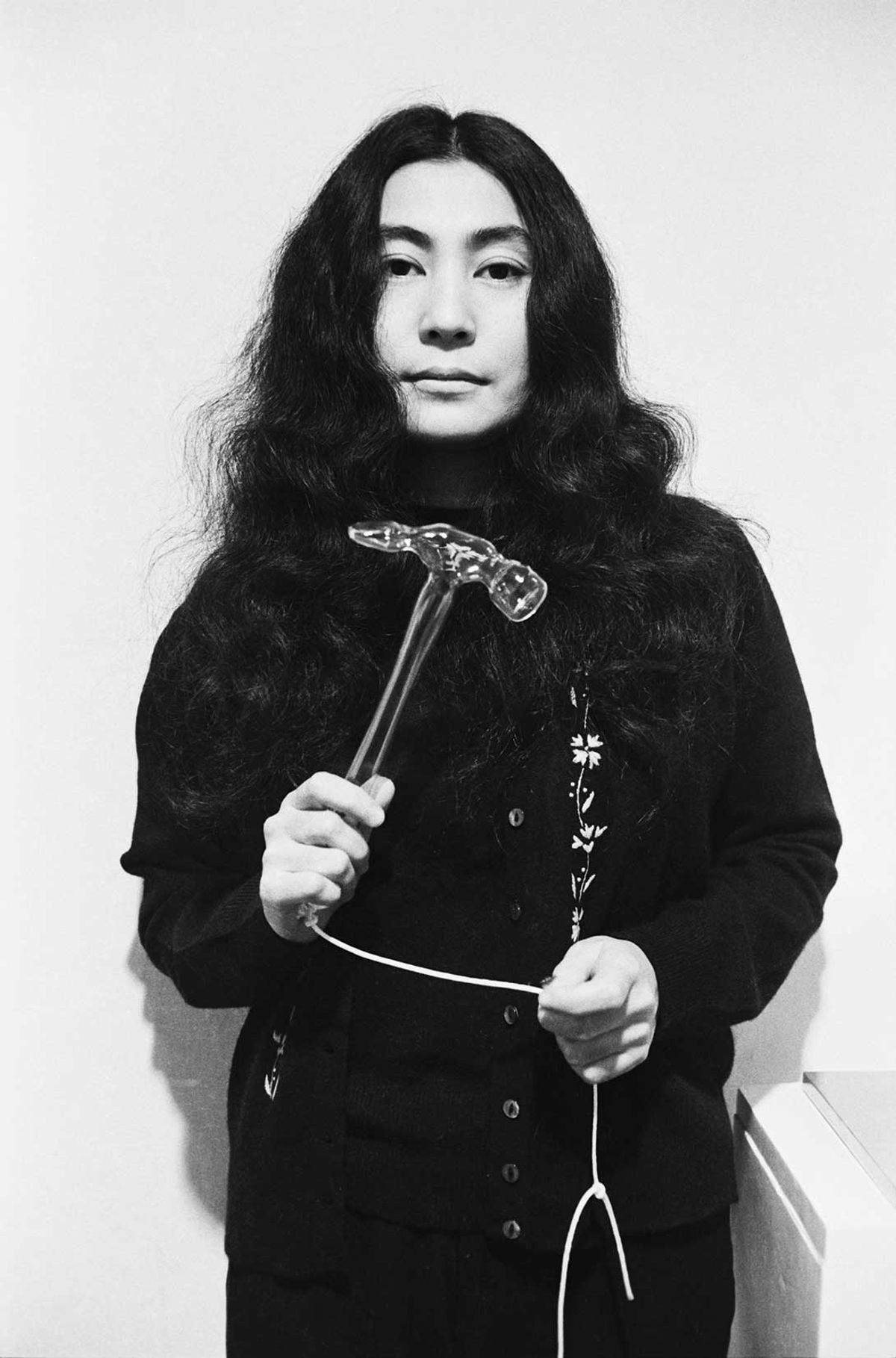 Yoko Ono photographed in 1967 during her Half-a-Wind show at London's Lisson Gallery
Photo © Clay Perry