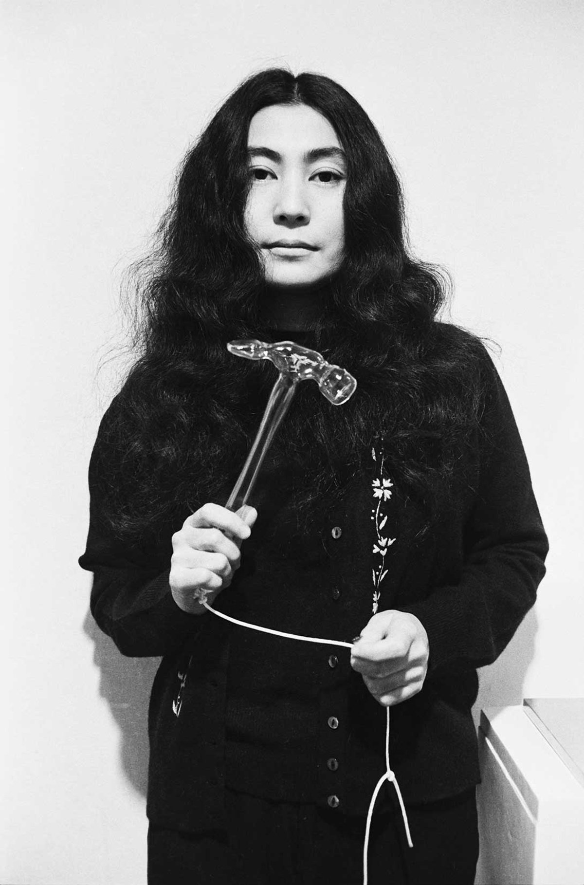 Yoko Ono photographed in 1967 during her Half-a-Wind show at London's Lisson Gallery
Photo © Clay Perry