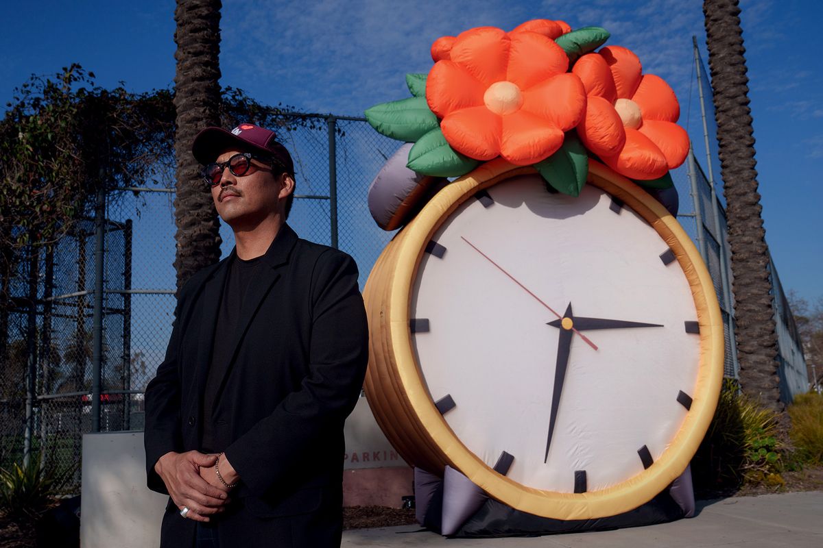 Time is on your side: Greg Ito’s inflatable sculpture, A Time to Blossom, has been created in collaboration with the Art Production Fund Eric Thayer