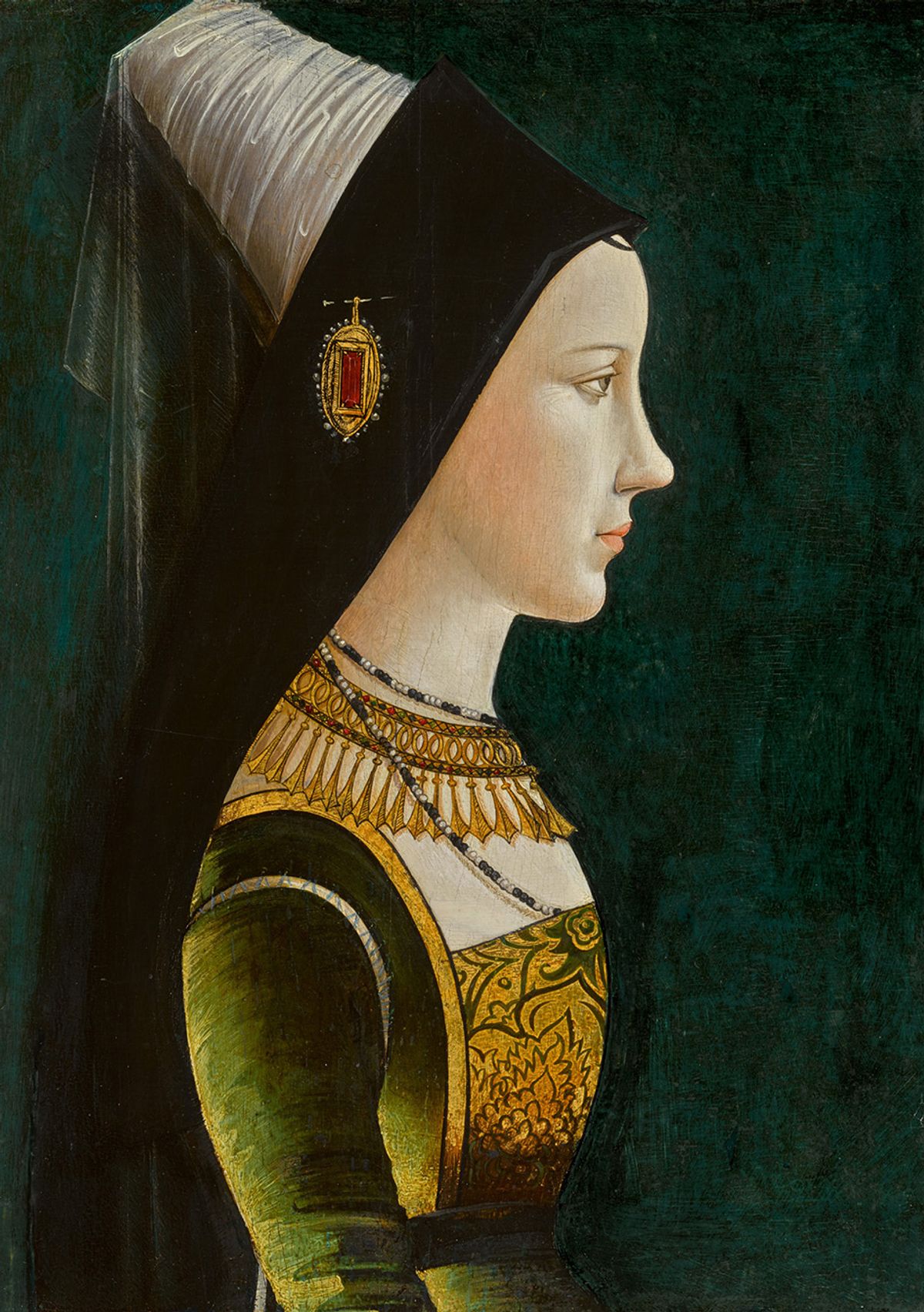 15th century Netherlandish or South German School portrait of Mary of Burgundy, sold for £1.7m (£2m with fees) Sotheby's