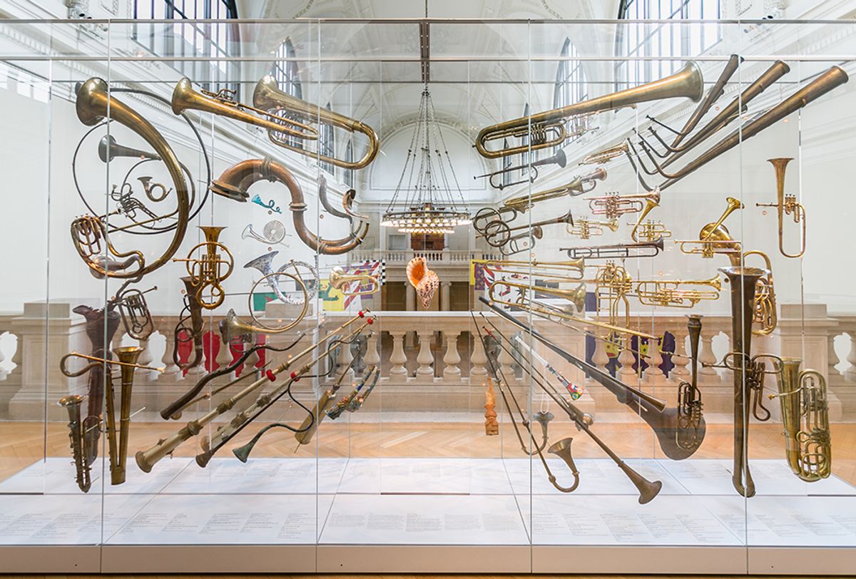 The Met's revamped music galleries include the display Fanfare, organised by the museum's associate curator of musical instruments,Bradley Strauchen-Scherer, which includes 74 brass instruments spanning two millennia with a conch as the centrepiece The Metropolitan Museum of Art