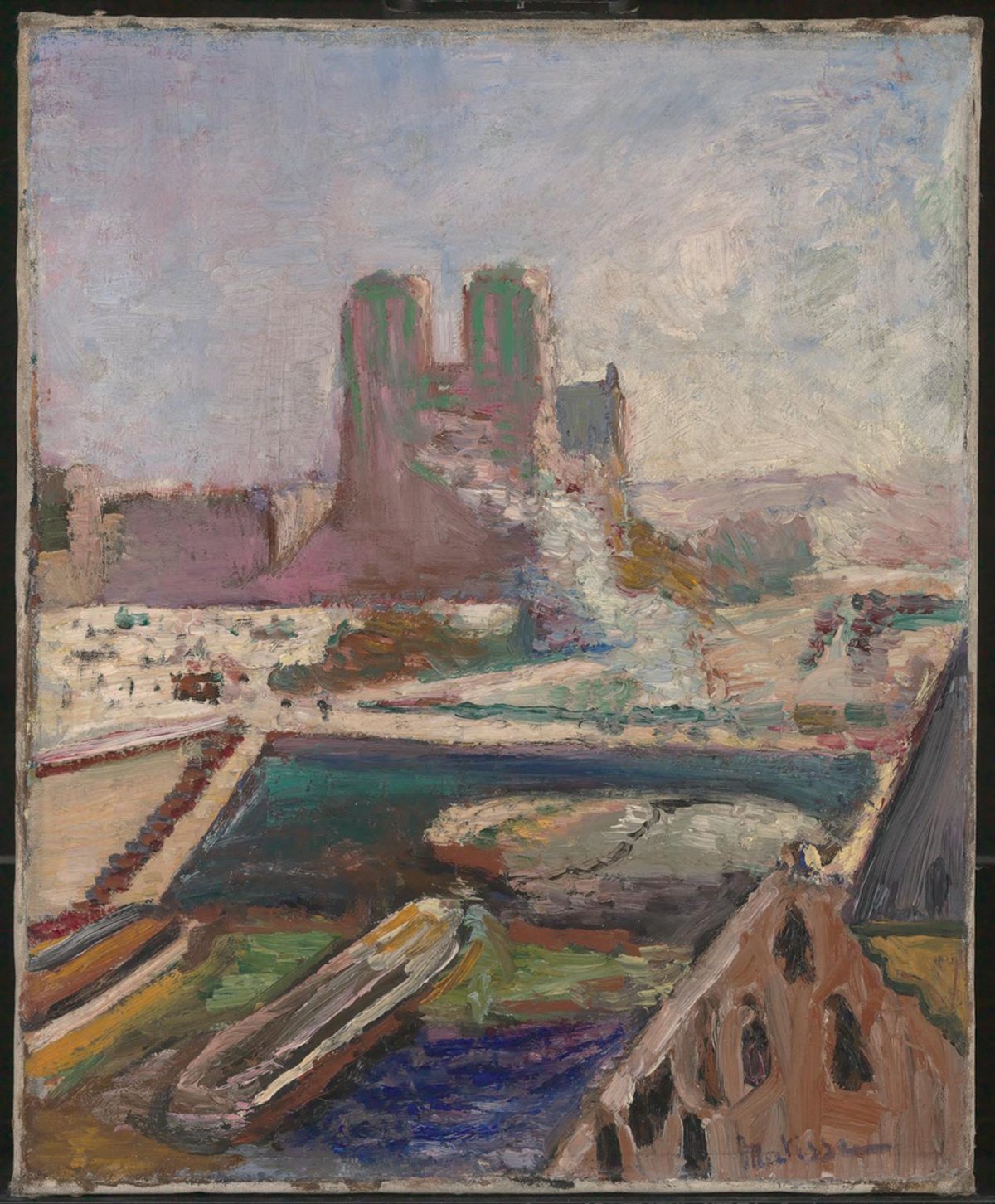 Matisse painted many versions of Notre Dame around 1900 DACS