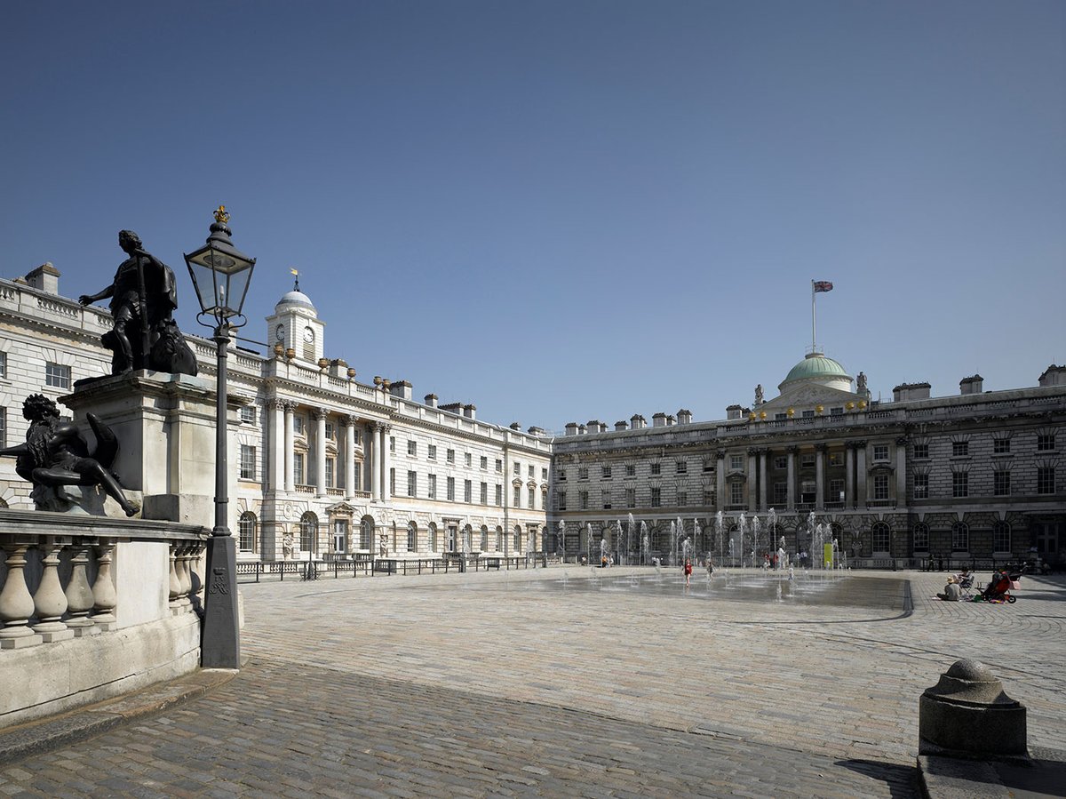The main courtyard at Somerset House, London. During the Step Inside 25 Weekend It will be home to Tai Shani's installation The Spell or The Dream Photograph: Richard Bryant