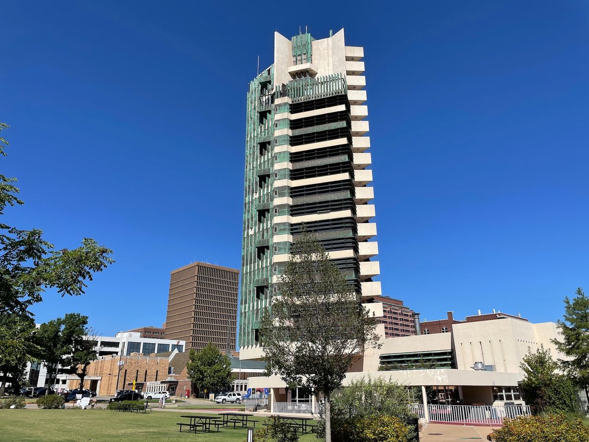 Frank Lloyd Wright’s Price Tower in Bartlesville, Oklahoma Photo: Allison C. Meier