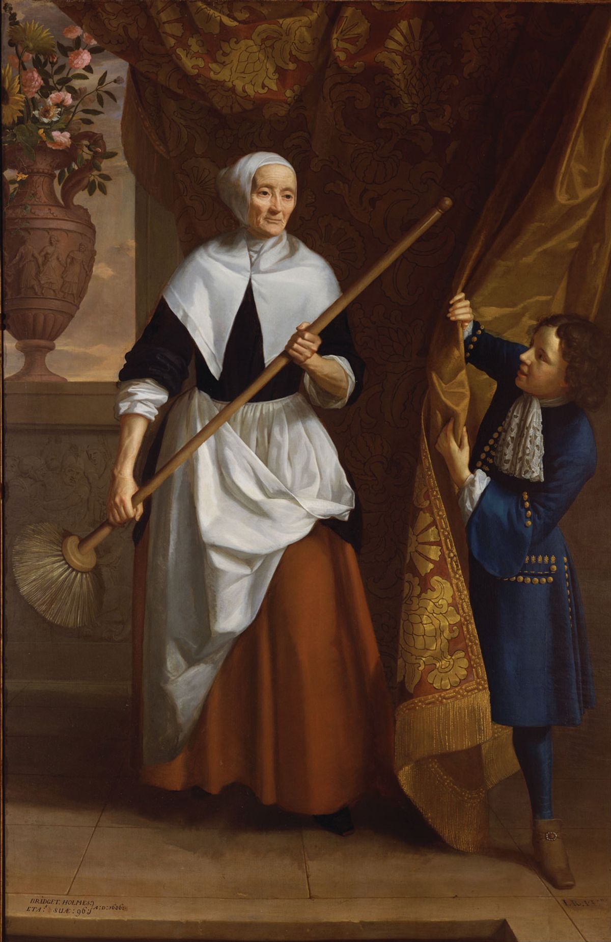 John Riley’s Bridget Holmes (1686), a portrait of James II’s nonagenarian housekeeper Royal Collection Trust © Her Majesty Queen Elizabeth II 2022