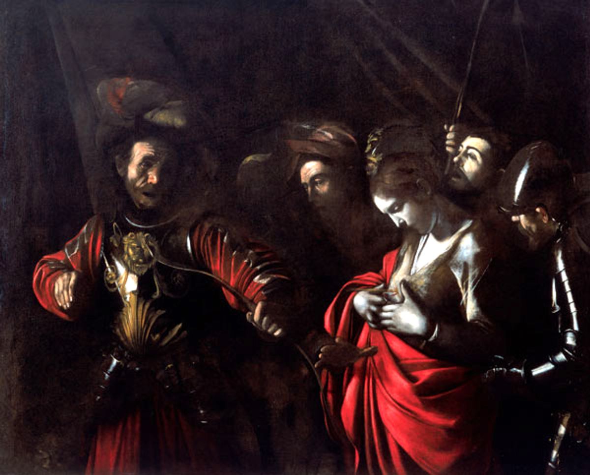 Caravaggio's The Martyrdom of Saint Ursula (1610)

Web Gallery of Art via Wikimedia Commons