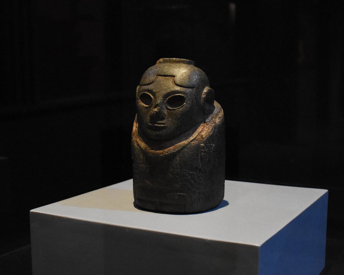 An Andean carving of a deity, known as an illa, that was repatriated to Bolivia from a Swiss museum in 2014 and is now on view at the Museo Nacional de Arqueología in La Paz Photo Courtesy Ruben Mamani