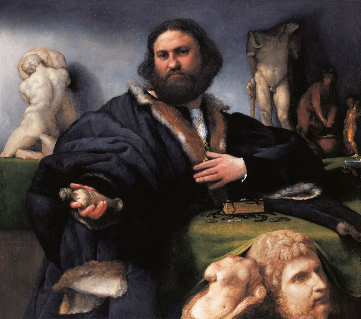 Lorenzo Lotto's Portrait of Andrea Odoni (1527) © Her Majesty Queen Elizabeth II