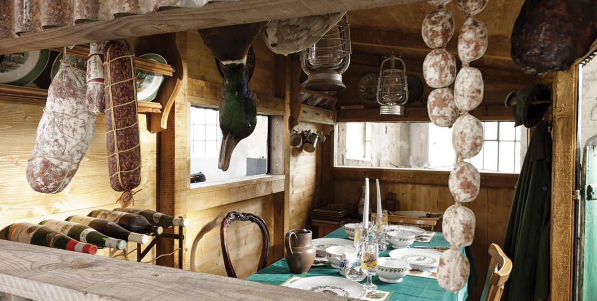 Mark Dion’s installation Hunting Blind (The Glutton) (2008; detail) Adolf Bereuter 2008; courtesy of Georg Kargl Fine Arts, Vienna