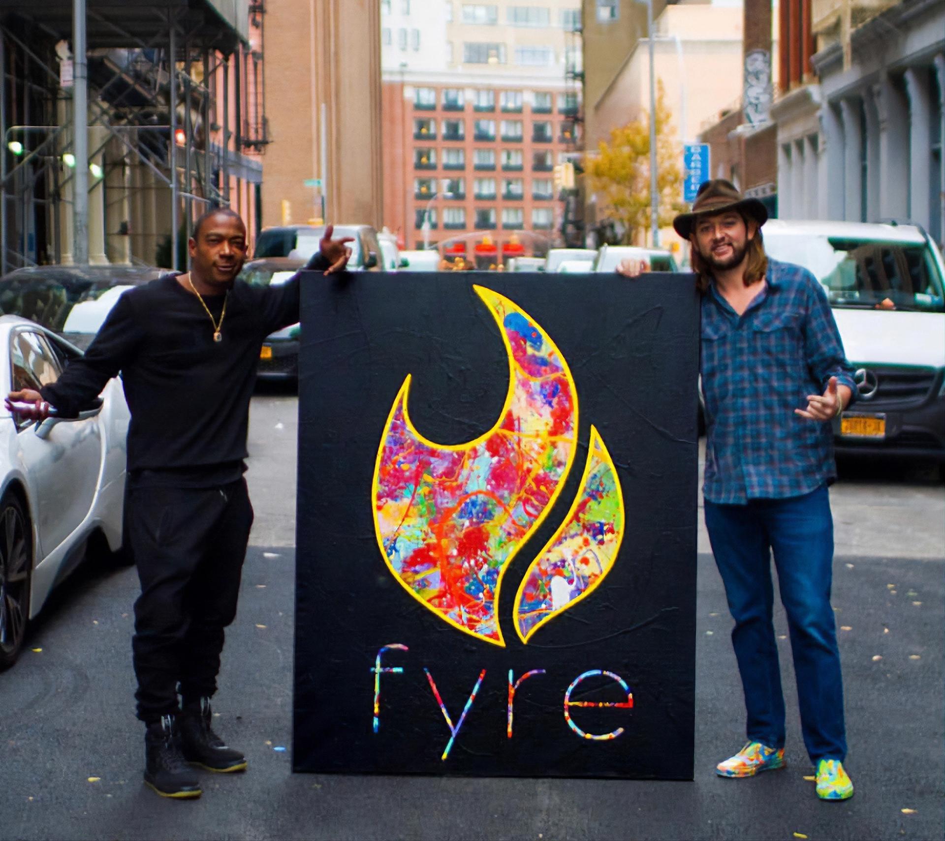 Ja Rule is selling a painting by Tripp Derek Barnes that he commissioned when he was co-founder of Fyre Festival Courtesy of Flipkick