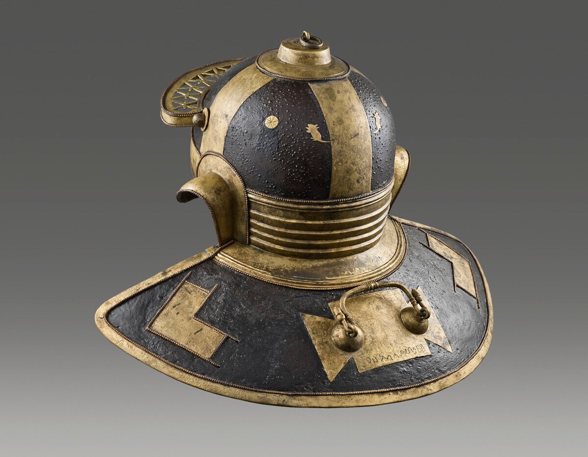 The Guttmann Mouse helmet, which could sell for as much as $1.5m at auction next year in New York. © Mougins Museum of Classical Art