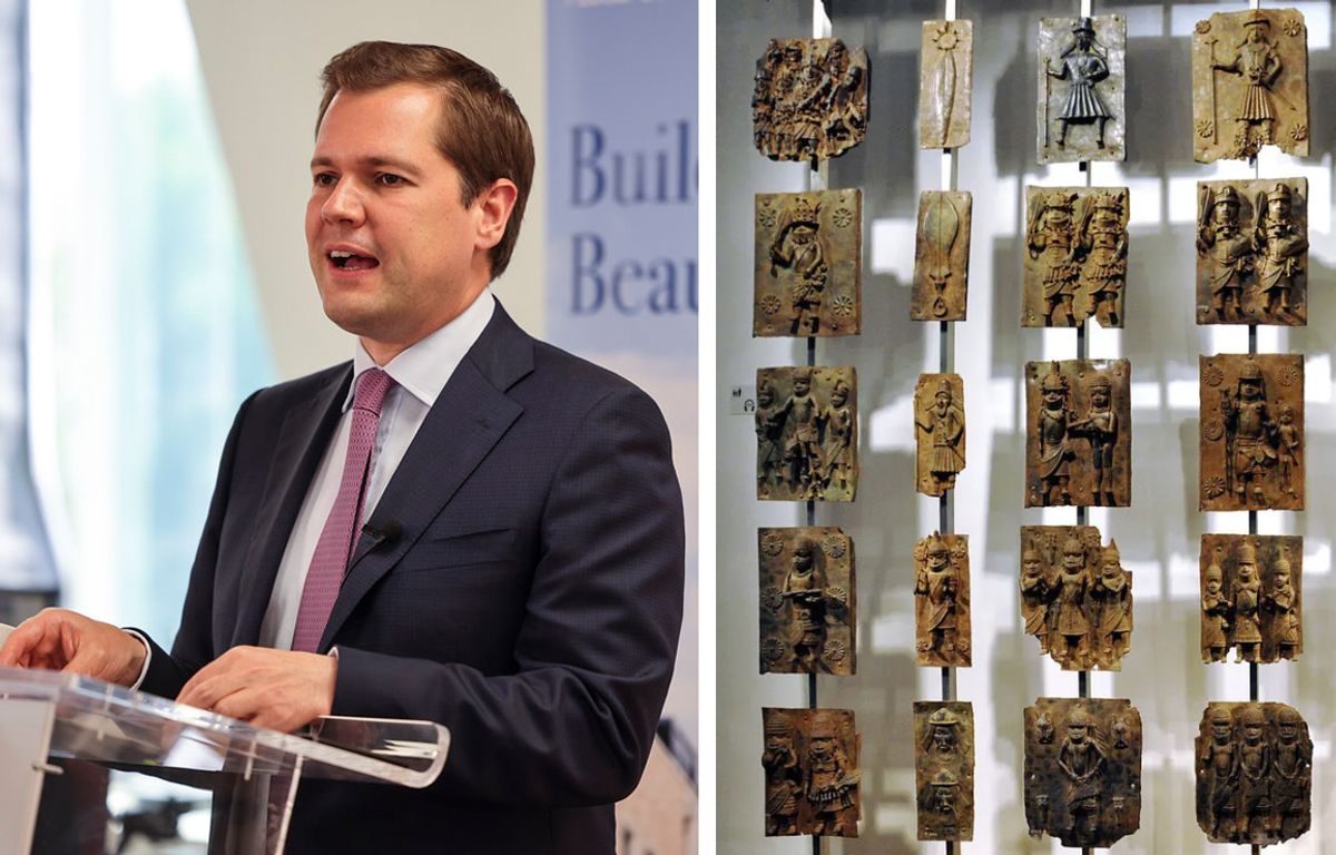 Robert Jenrick / Benin Bronzes housed in the British Museum
UK Government via Flickr / Andreas Praefcke