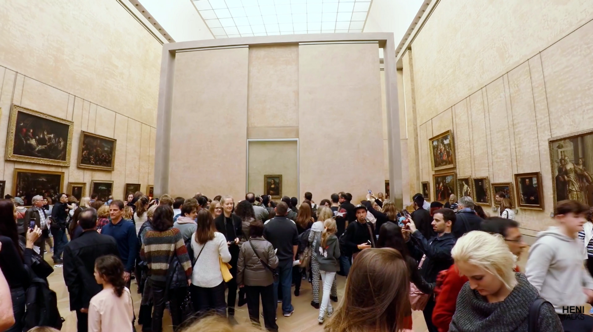 Still from the Heni Talks video The Mona Lisa: Painting beyond Portraiture with Martin Kemp Heni Talks