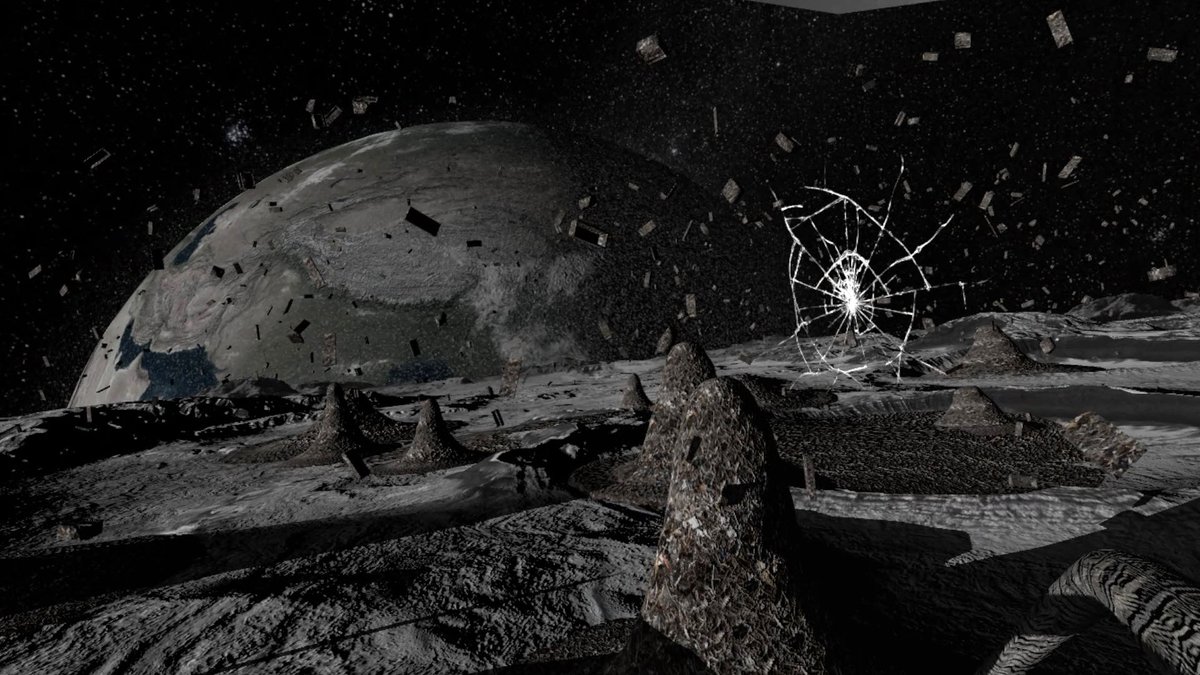 Laurie Anderson and Hsin-Chien Huang, To The Moon (2018) © Laurie Anderson and Hsin-Chien Huang