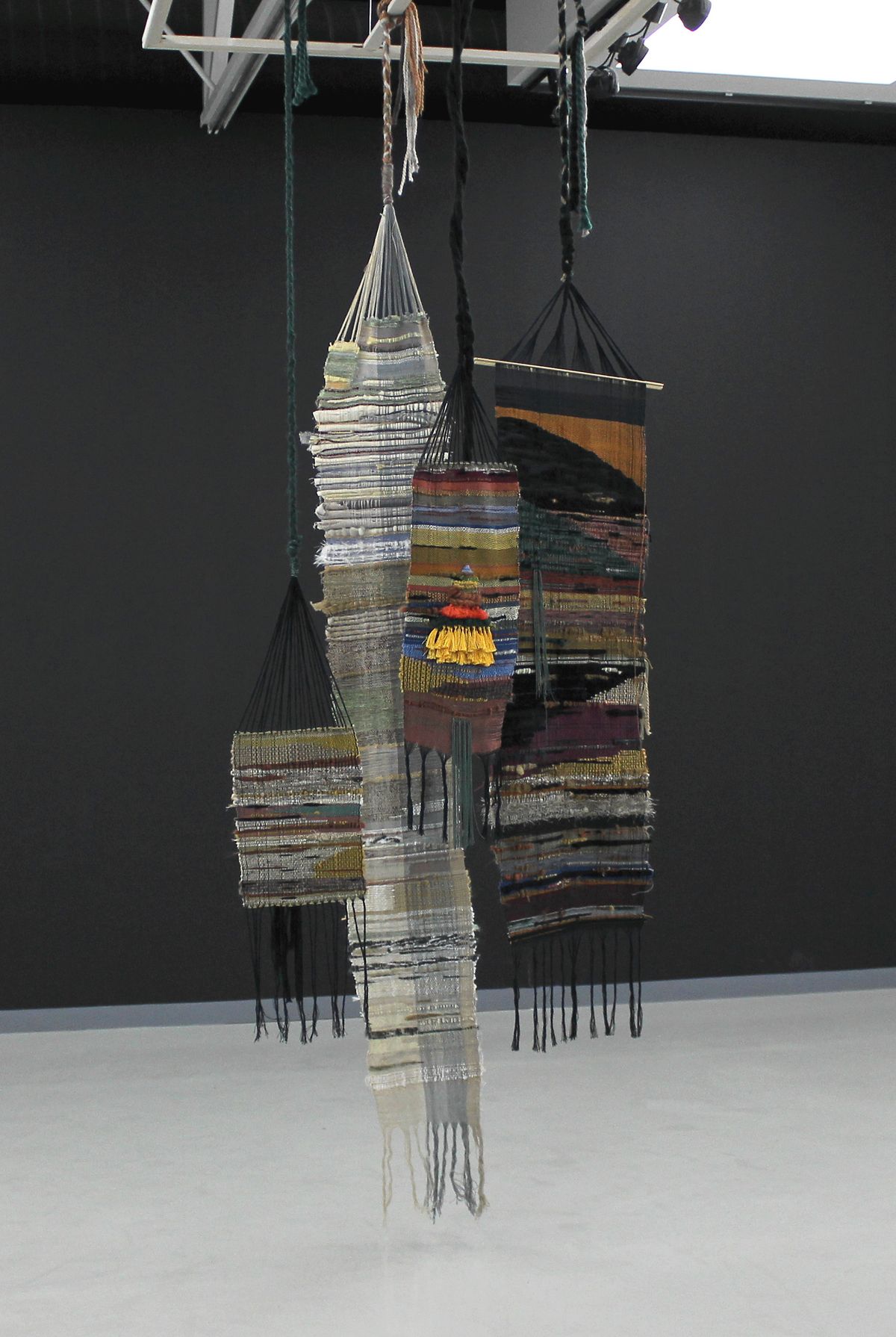 Nojoud Al-Sudairi's embroidered works Courtesy of the artist, commissioned by the Saudi Art Council for 21,39 (2018)