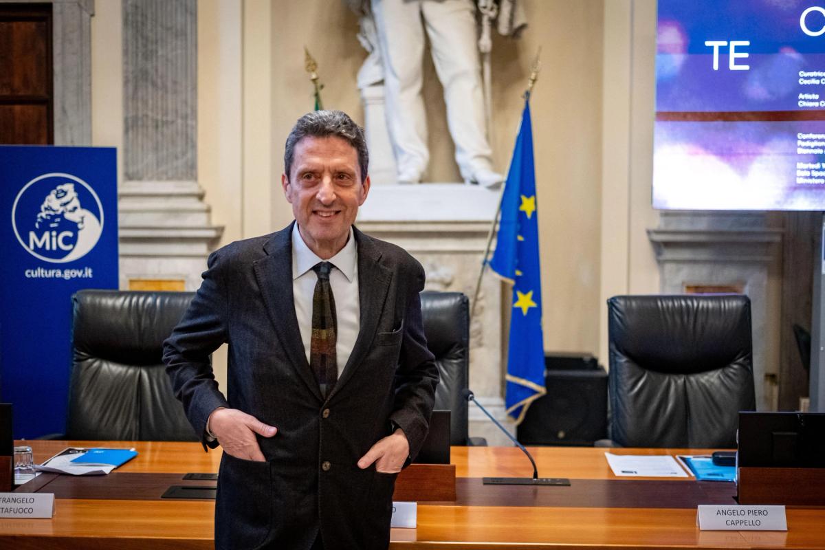 Pietrangelo Buttafuoco in March, at the press conference for the presentation of the Italian Pavilion at the 2026 Venice Biennale

Photo: © Marco Di Gianvito/ZUMA Press Wire