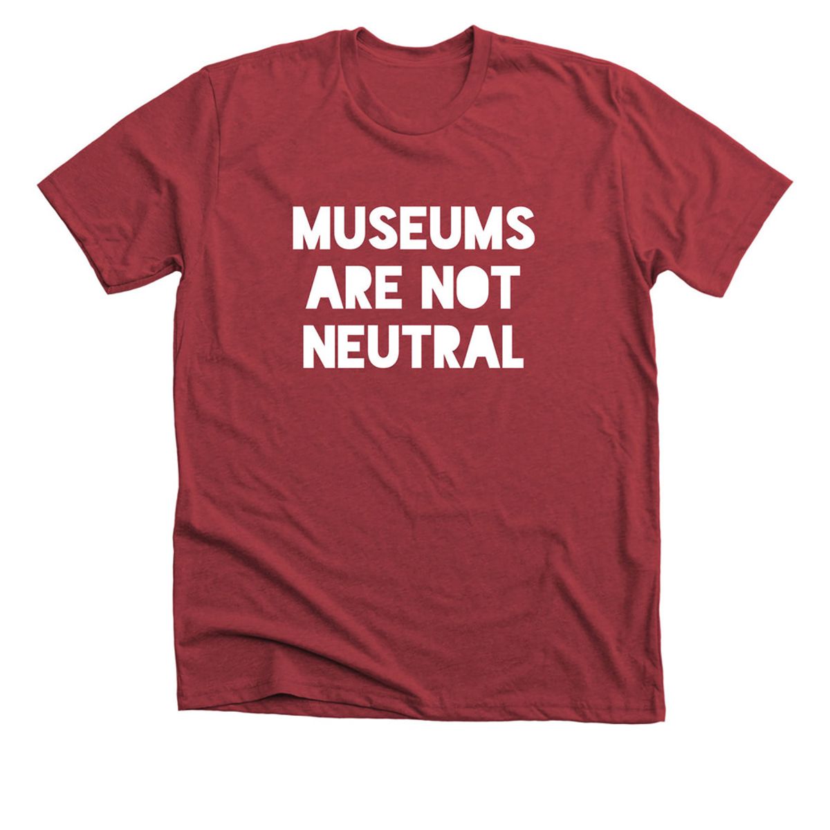 Mike Murawski and LaTanya Autry’s T-shirt, designed to "spark conversations about the role of museums" Mike Murawski