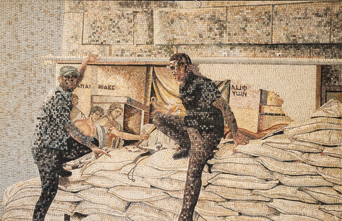 Omar Mismar, Ahmad and Akram Protecting Hercules (2019-20) Courtesy of the artist and SECCI