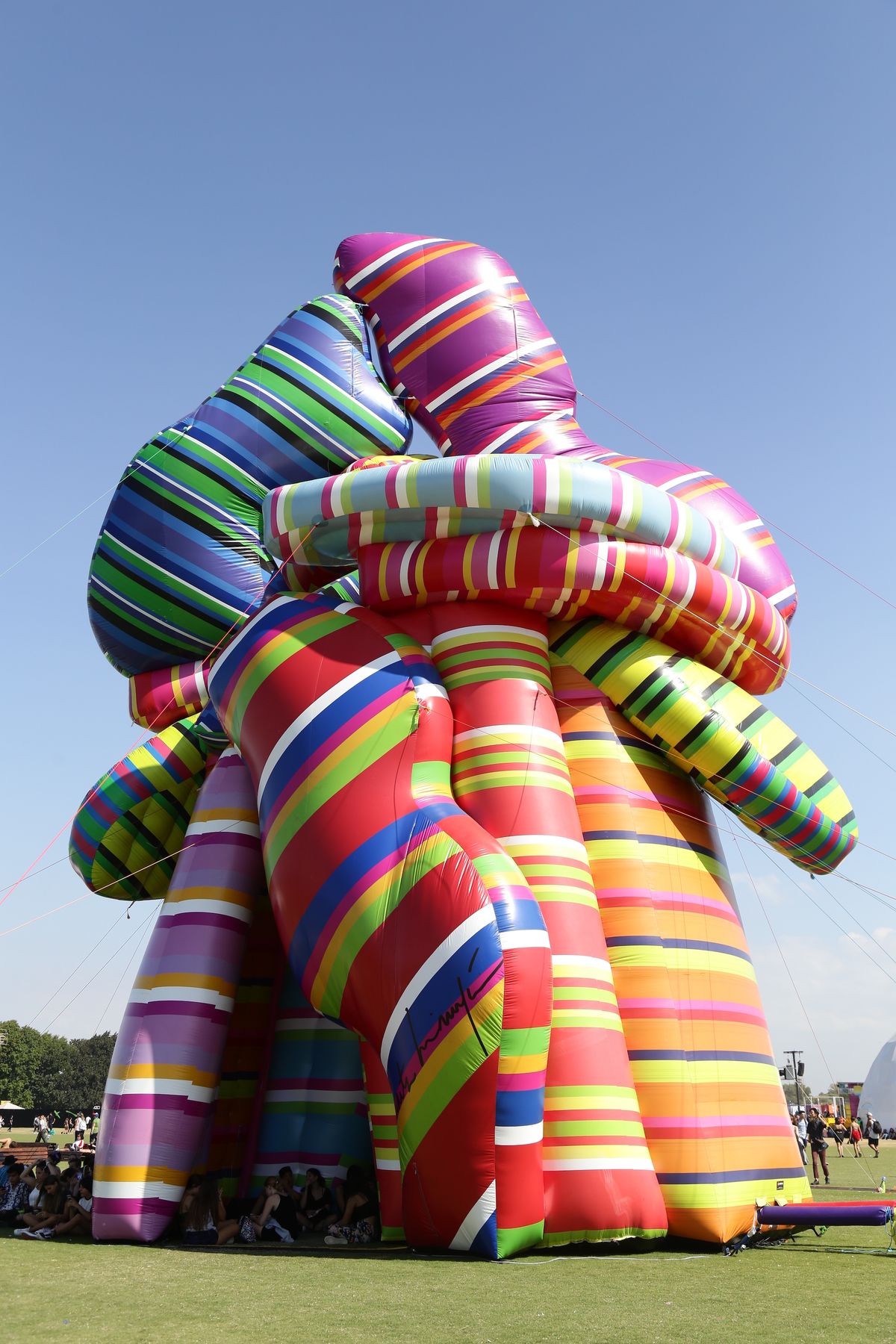 Marta Minujín's Sculpture of Dreams as it appeared at Lollapalooza Argentina in 2022 Courtesy Marta Minujín Archive