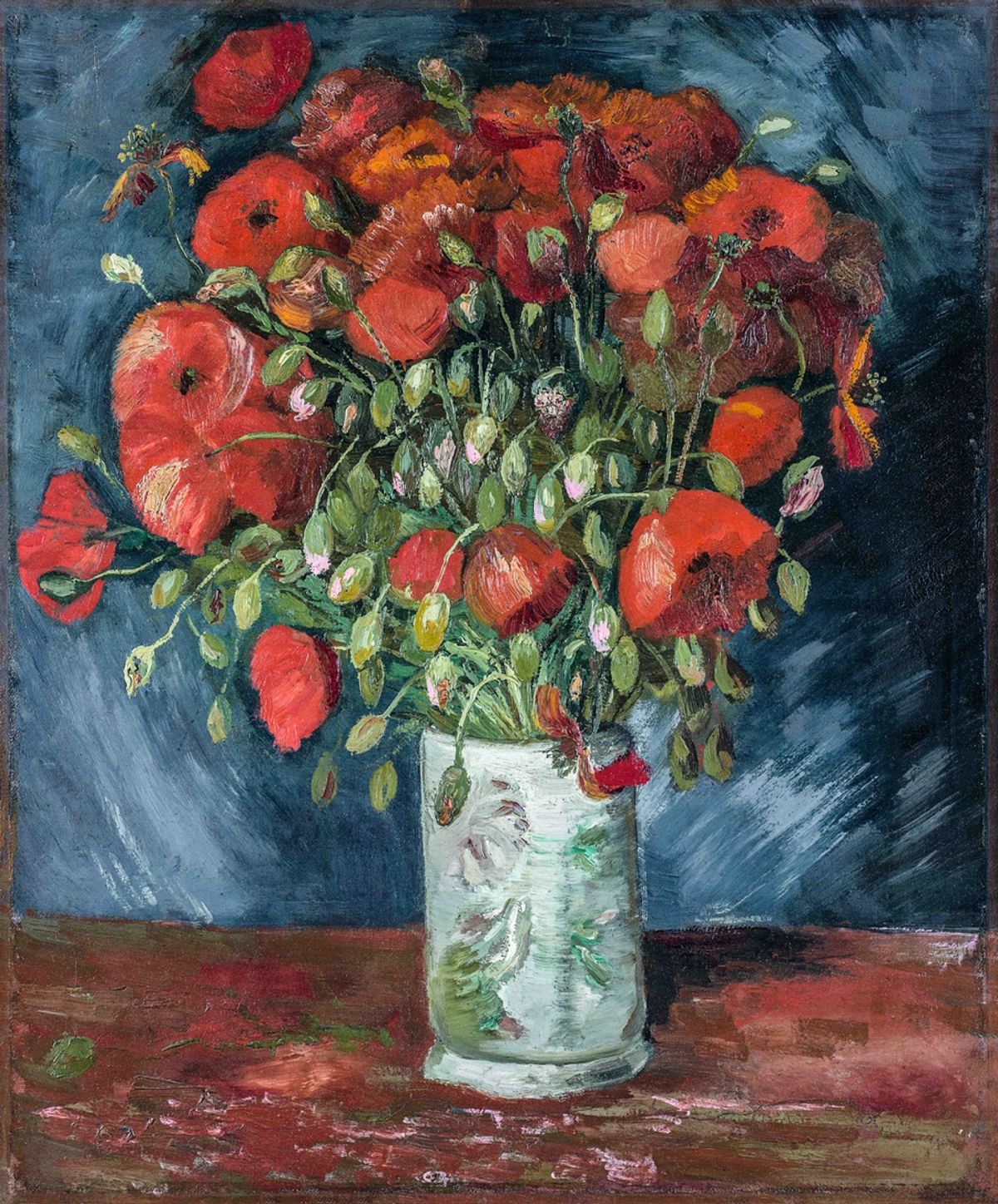 Vincent van Gogh’s Vase with Poppies (1886) Courtesy of Wadsworth Atheneum Museum of Art, Hartford, CT. Bequest of Anne Parrish Titzell