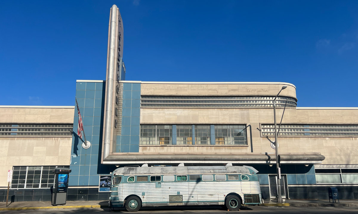 A Cleveland artist turns an historic Greyhound bus into a museum