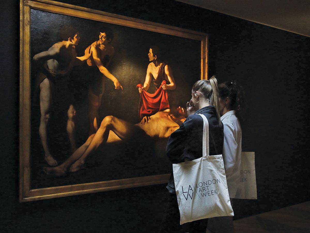 London Art Week visitors in July this year London Art Week