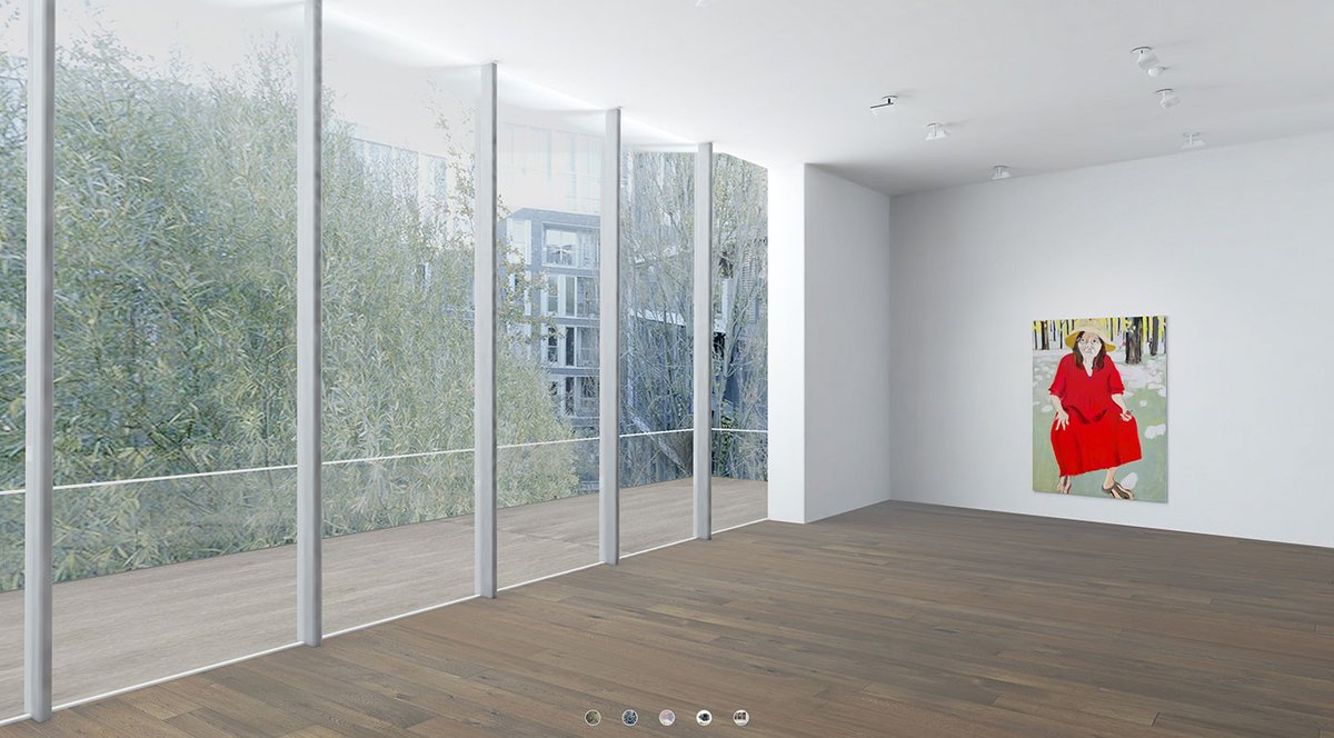 A screen capture from Live / Archive, the new platform that hosts live and archived exhibitions from the Victoria Miro gallery Courtesy: Victoria Miro