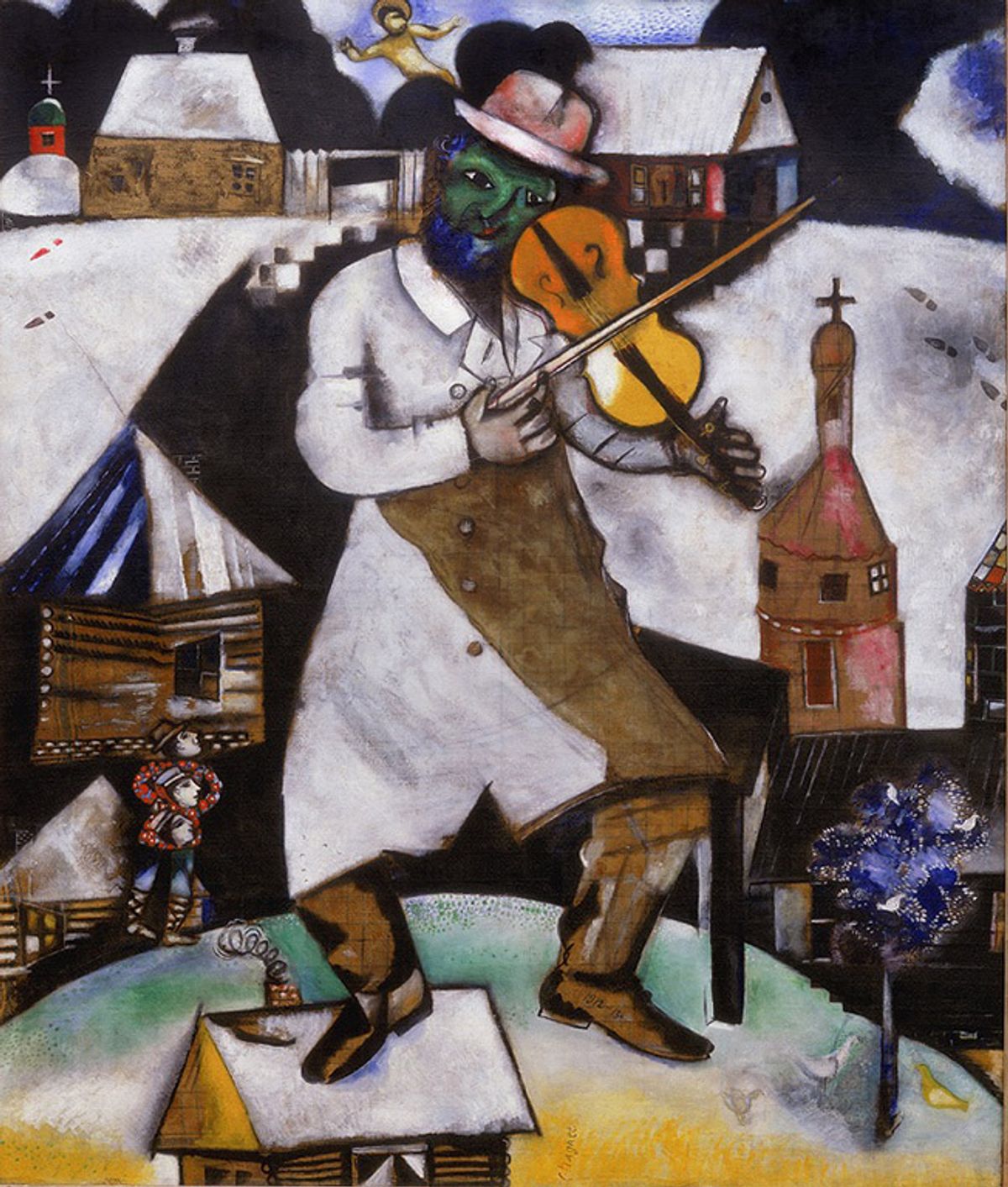 Chagall's The Fiddler (1912-13) c/o Pictoright Amsterdam