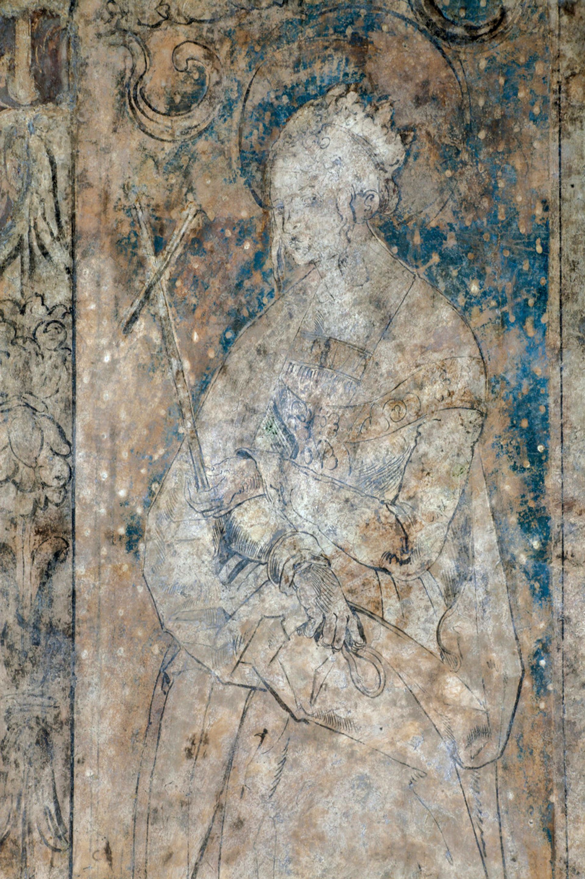 St Margaret was probably drawn by Dürer with added overpainting by another hand © Dombauhütte zu St Stephan